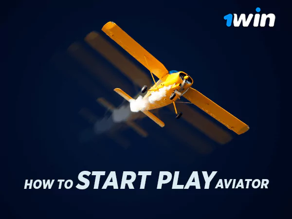 Start to play Aviator game at 1win platform